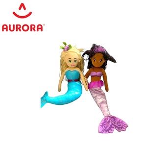 Aurora World Sea Sparkles Mermaid Plushies